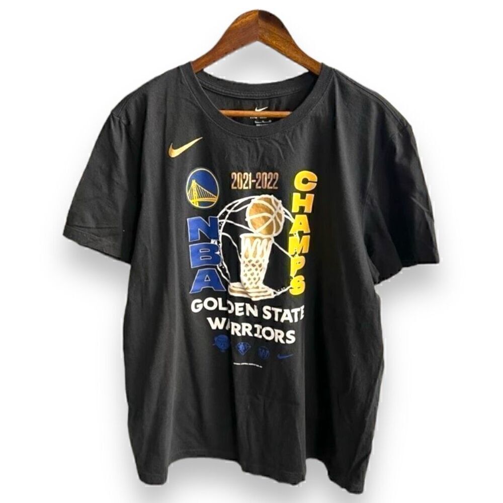 Nike Golden State Warriors 21-22 Championship Nike Tee Size XL